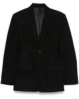 Wardrobe NYC Single-Breasted Blazer - Black