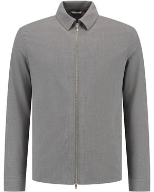 Marco Pescarolo Zip-Up Shirt - Grey