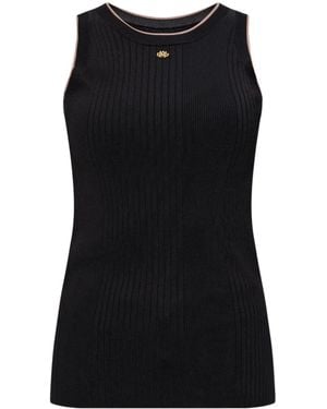 Amiri Sleeveless Tops - Black