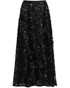 Baum und Pferdgarten Shanial Sequin-Embellished Maxi Skirt - Black