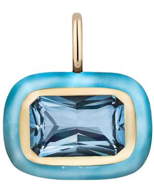 MASON & BOOKS Pendente Con Topazio Blu