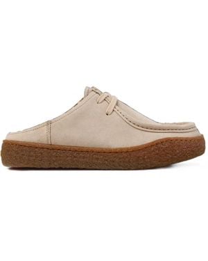 Camper Peu Terreno Suede Mules - Brown