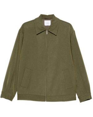 LE SULLY STUDIO Chaqueta a rayas diplomáticas - Verde