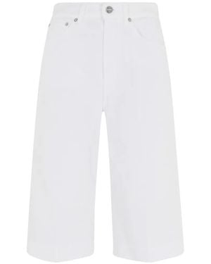 Dondup Wide-Leg Shorts - White