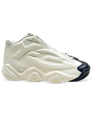 Y-3 Leather Trainers - White