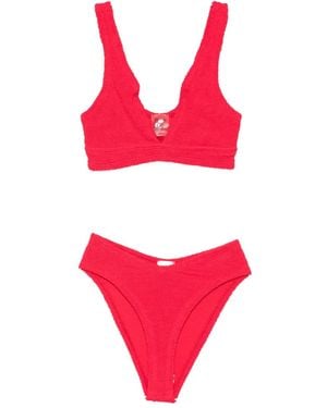 Hunza G Bikini Angel À Fini Texturé - Rose