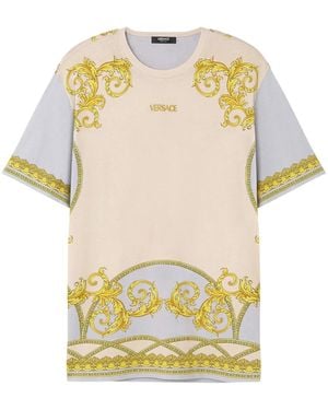 Versace La Coupe Des Dieux Tシャツ - イエロー