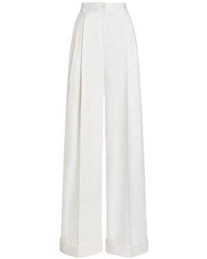 Dolce & Gabbana Cashmere Trousers - White