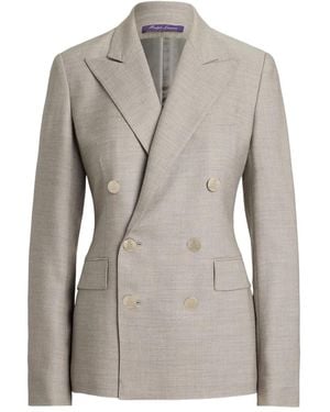 Ralph Lauren Blazer de vestir con doble botonadura - Gris