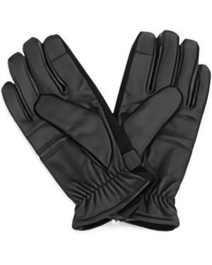 Barbour Nelson Leather Gloves - Black