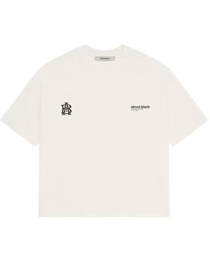 About Blank Camiseta Con Estampado Gráfico - Blanco