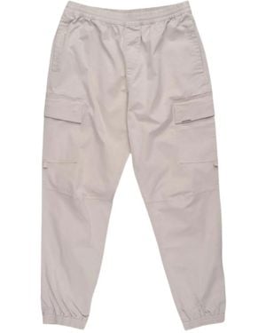 Represent Cuffed Cargo Trousers - White