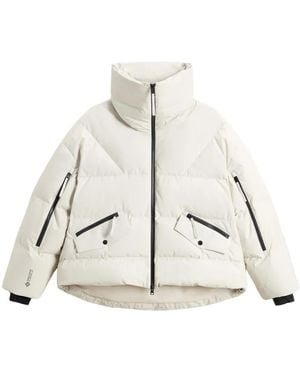 Woolrich Oversize Padded Jacket - Natural