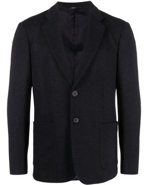 Giorgio Armani テーラード シングルジャケット - ブルー