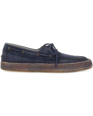 Corvari Zapatos náuticos de piel - Azul