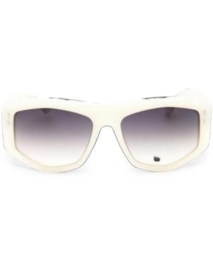 Isabel Marant Geometric-Frame Sunglasses - White