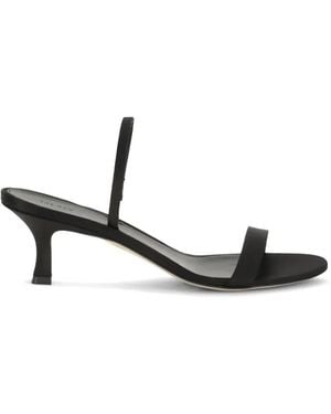 The Row Ella Slingback Heeled Sandals - White