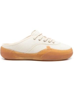 ERL Lace-Up Slip-On Trainers - White