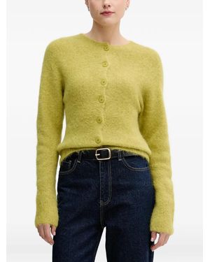 Sandro Ferrone Buttoned Cardigan - Yellow