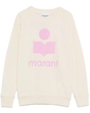 Isabel Marant Millyny Crew-Neck Sweatshirt - White