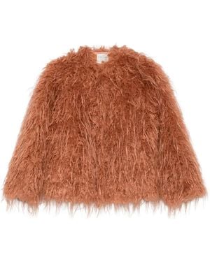 forte_forte Mycoatthe Coat - Brown