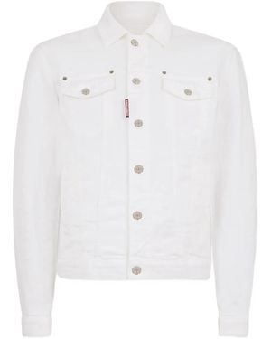 DSquared² 'Dan' Jeans Jacket - White