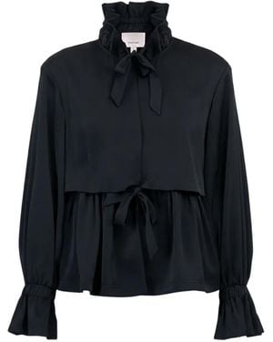 Cinq À Sept Azira Ruffled Jacket - Blue
