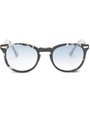 Kyme Dorian Round-Frame Sunglasses - Grey
