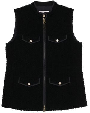 Moncler Multi-Pocket Zip-Front Gilet - Black