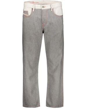 DIESEL Five-Pocket Faded Jeans - Grey