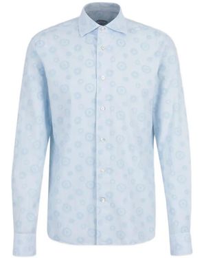 Vincenzo Di Ruggiero Chemise À Fleurs - Blue