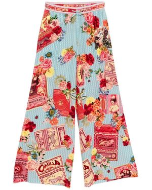 CAMILLA Paper & Curious Capers Pants - Red