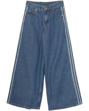 adidas Firebird Wide-Leg-Jeans - Blau