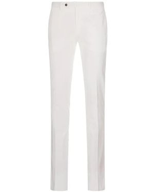 PT Torino Slim-Fit Trousers - White