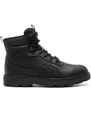 PUMA Desierto V3 Puretex Faux-Leather Boots - Black