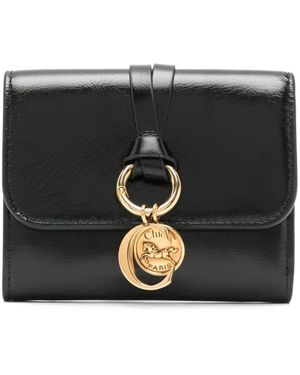 Chloé Alphabet 三つ折り財布 S - ブラック