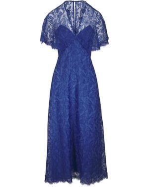 Lela Rose Abito Midi - Blu