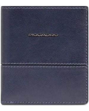 Piquadro Stitched Wallet - Blue