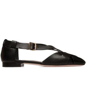 Bally Pumps Sylt Con Punta Quadrata - Nero