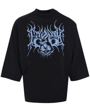 Marcelo Burlon ロゴ Tシャツ - ブルー