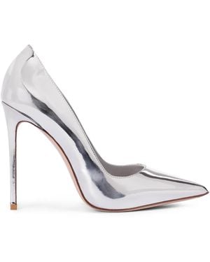 Le Silla 120Mm Eva Metallic Pumps - White