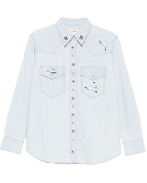 Filson Camisa vaquera bordada - Blanco