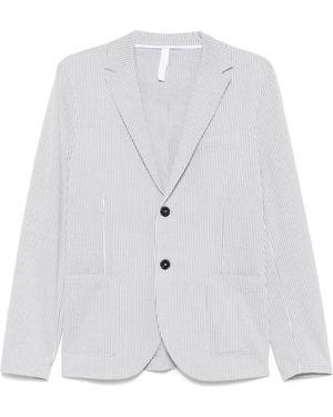 Harris Wharf London Seersucker Blazer - White
