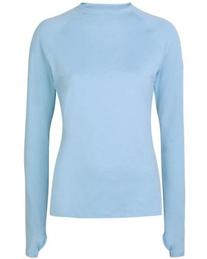 Varley Sudadera Always Warm Con Cuello Redondo - Azul