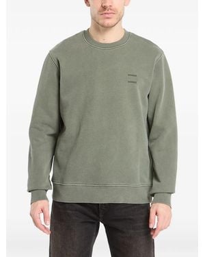 Samsøe & Samsøe Sudadera Con Logo Estampado - Gris