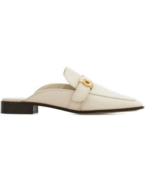 Ferragamo Hug Buckle Loafer - White