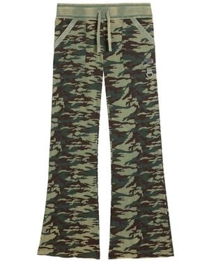 Juicy Couture Camo-Print Track Trousers - Green