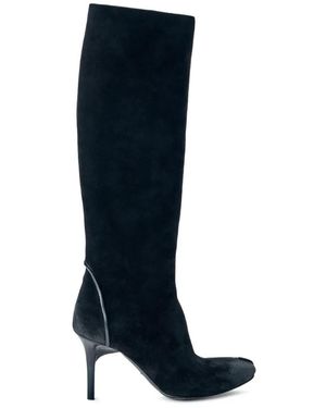 CAPASA MILANO Bottines En Daim À Bout Pointu - Black