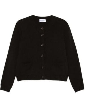 AROVESCIO Button-Up Cardigan - Black