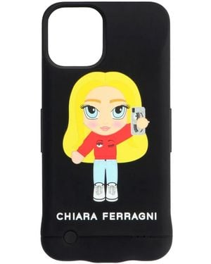 Chiara Ferragni Mascotte Iphone 11 Pro Battery Case - Black